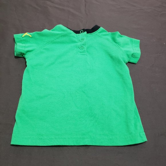 Puma T-shirt Activewear Soccer Power Kicks Robot Size Green 6-9 Months Size - Picture 2 of 5